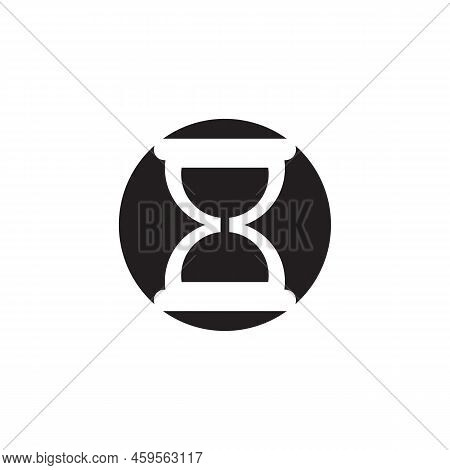 Sandwatch Timer Logo Design Icon Vector Template