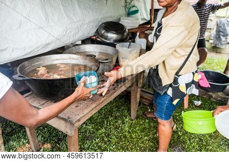 Traditional Soup Of The Miskito And Mayangna Indigenous Communities Called Lukluk From Nicaragua On 