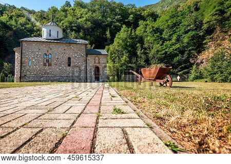 Orthodox Christian Monastery. Serbian Monastery Of The Ascension (manastir Vaznesenje). 12th Century