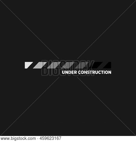 Under Construction Sign Symbol Design Vector Template