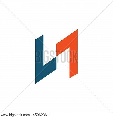 N Letter Initial Logo Design Vector Template