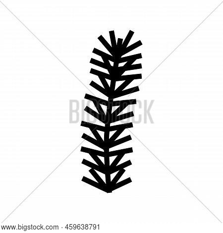 Spruce Branch Color Icon Vector. Spruce Branch Sign. Isolated Symbol Illustration
