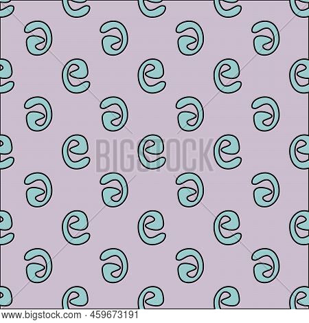 Seamless Abstract Geometric Pattern On Pink. Vector Illustration.