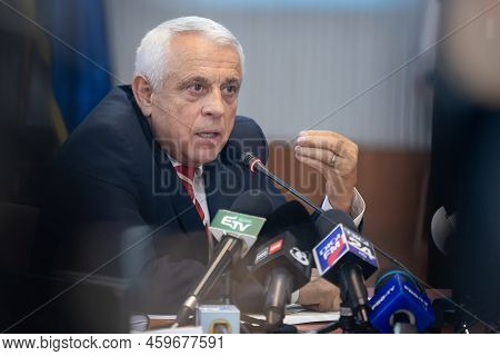 Bucharest, Romania - August 04, 2022: Petre Daea, Romanian Minister Of Agriculture And Rural Develop