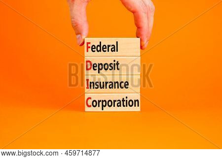 Fdic Federal Deposit Insurance Corporation Symbol. Concept Words Fdic Federal Deposit Insurance Corp