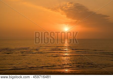 Sunset At São Pedro De Maceda Beach, Ovar - Portugal.