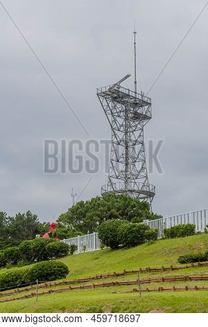 Radar Tower At Lighthouse Complex