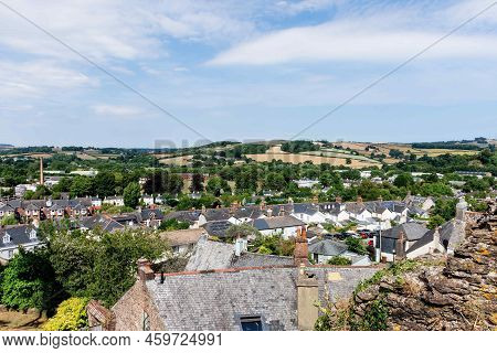 One Of The Oldest Strongholds Of Norman Britain, The Great Circular Stone Shell Keep Of Totnes Castl