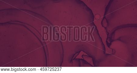Color Wine Splash. Watercolour Winery Texture. Abstract Burgundy Banner. Dark Maroon Pattern. Red Wi