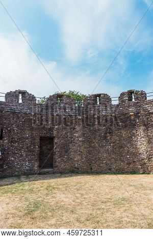 One Of The Oldest Strongholds Of Norman Britain, The Great Circular Stone Shell Keep Of Totnes Castl