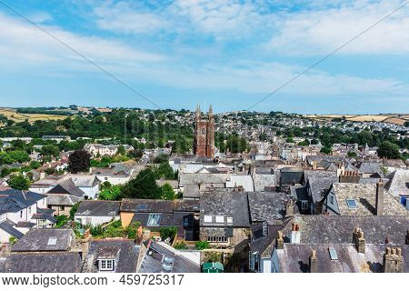 One Of The Oldest Strongholds Of Norman Britain, The Great Circular Stone Shell Keep Of Totnes Castl