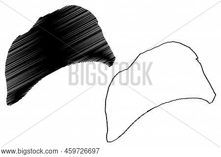 Lamu Island (republic Of Kenya, Indian Ocean) Map Vector Illustration, Scribble Sketch Lamu Map