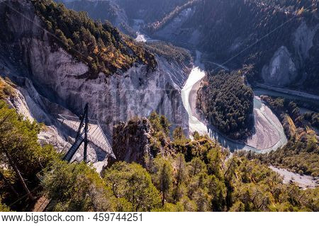 Ruinaulta Canyon In Switzerland Known As The Grand Canyon Of The Country