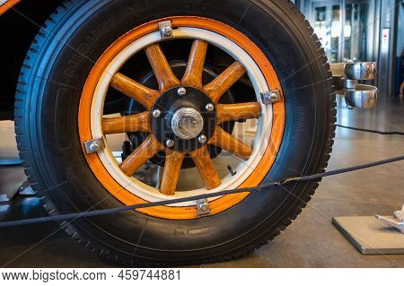 Athens, Greece - May 18, 2022. Old Classic Cars Inside The Hellenic Motor Museum.
