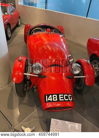 Athens, Greece - May 18, 2022. Old Classic Cars Inside The Hellenic Motor Museum.