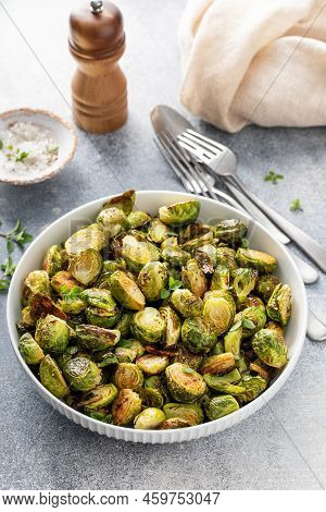 Crispy Roasted Or Air Fried Brussel Sprouts