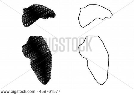 Poivre And Du Sud Island (republic Of Seychelles, Indian Ocean, Outer Islands, Amirante Islands) Map