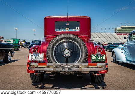 Lebanon, Tn - May 13, 2022: Low Perspective Rear View Of A 1926 Dodge Brothers Series 126 Standard C