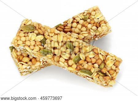 Oriental Sweets, Popular Dessert Kosinaki Made Of Honey Or Syrup And Seeds And Nuts, Pumpkin And Sun