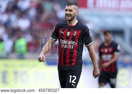 Ante Rebic Of Ac Milan During The  Serie A Match Beetween Ac Milan And Udinese Calcio At Stadio Gius