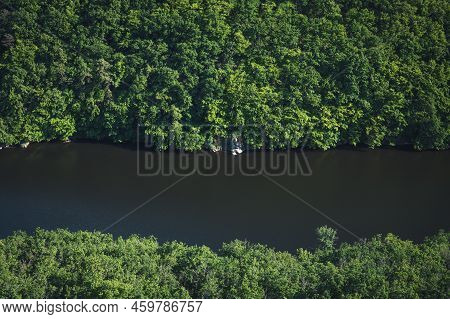 A River Sorounded By Green Forrest, Parallel Ballance