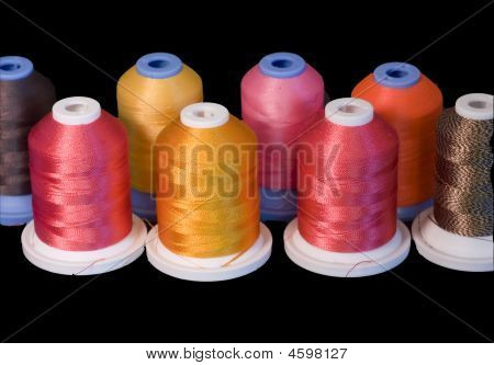 Colorful Thread On Black