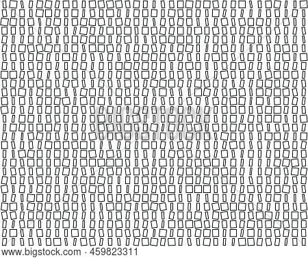 Seamless Pattern With Rectangles Different Random Sizes On A White Background