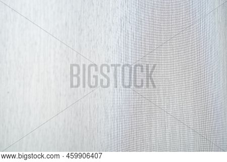 Very Gray Small Gride Grill On White Background. It Looks Like Mirage Gradient On It.