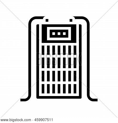 Chiller Aquarium Fish Glyph Icon Vector. Chiller Aquarium Fish Sign. Isolated Symbol Illustration