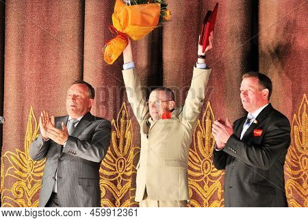 June 22, 2011 - Barnaul, Russia. People\'s Artist Of The Rsfsr Valery Zolotukhin At The Opening Of T