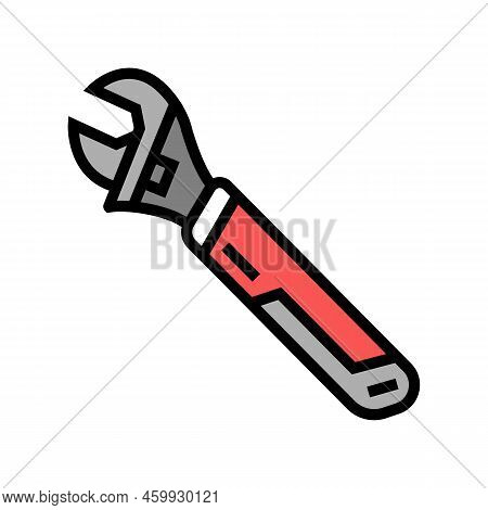 Wrench Tool Repair Color Icon Vector. Wrench Tool Repair Sign. Isolated Symbol Illustration