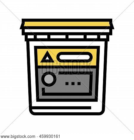 Concrete Tool Repair Color Icon Vector. Concrete Tool Repair Sign. Isolated Symbol Illustration