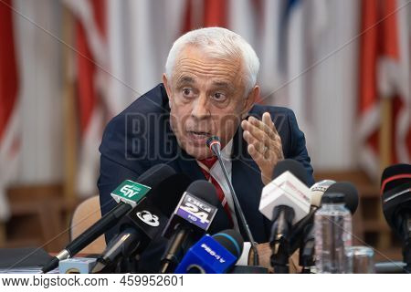 Bucharest, Romania - August 04, 2022: Petre Daea, Romanian Minister Of Agriculture And Rural Develop