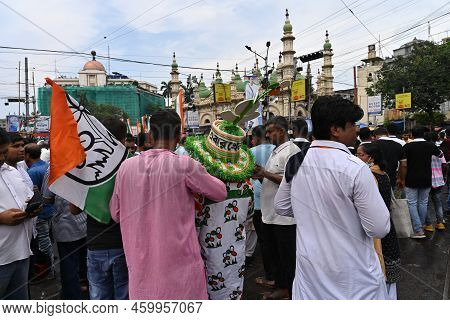 Kolkata, West Bengal, India - 21st July 2022 : All India Trinamool Congress Party, Aitc Or Tmc, At E