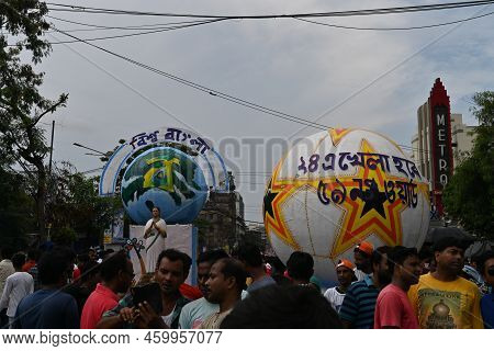 Kolkata, West Bengal, India - 21st July 2022 : All India Trinamool Congress Party, Aitc Or Tmc, At E