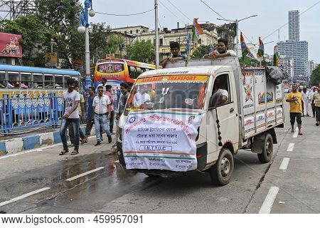 Kolkata, West Bengal, India - 21st July 2022 : All India Trinamool Congress Party, Aitc Or Tmc, At E