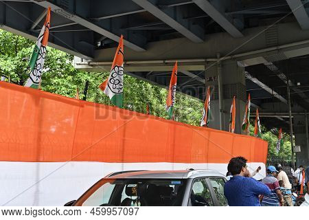 Kolkata, West Bengal, India - 21st July 2022 : All India Trinamool Congress Party, Aitc Or Tmc, At E