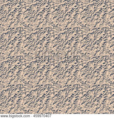 Beige Seamless Pattern Textured Scratched Stucco Background, Elegant Textile Design And Decoration