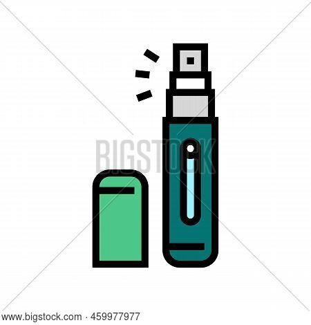 Atomizer Perfume Color Icon Vector. Atomizer Perfume Sign. Isolated Symbol Illustration