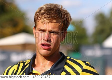 Kyiv, Ukraine - September 7, 2021: Portrait Of Player Illya Beloborodko Of Ukraine Seen After The At