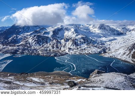 Mont-cenis Lake In The Vanoise Park, France