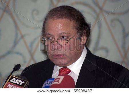 Nawaz Sharif der aktuelle Premierminister von pakistan