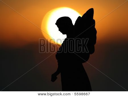 Silueta de un ángel