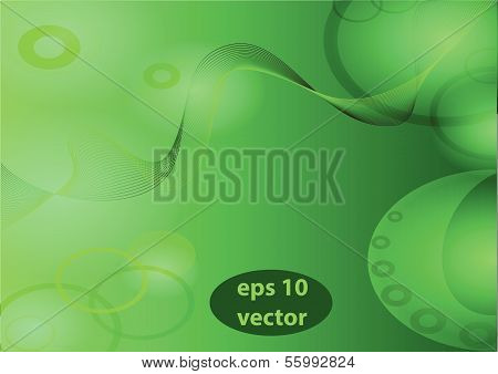 green background