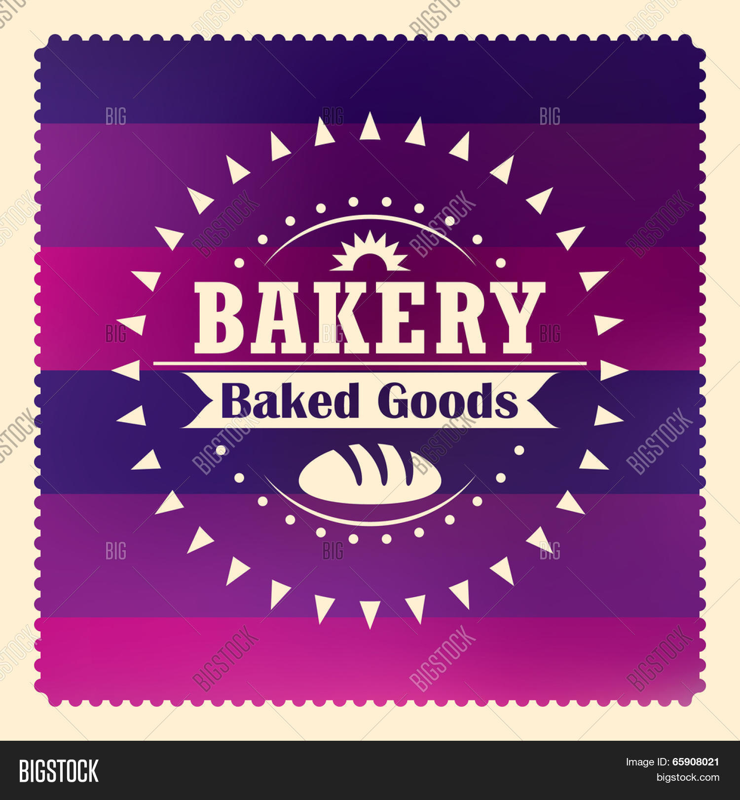 Retro Bakery Label Vector & Photo (Free Trial) Bigstock