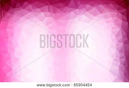 Pink Abstract Polygon Triangle Background