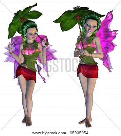 3D Floral Fairy