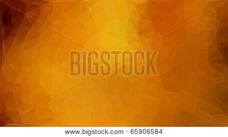 Yellow Abstract Polygon Triangle Background