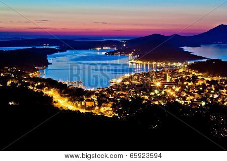 Colorful Sunset At Losinj Bay