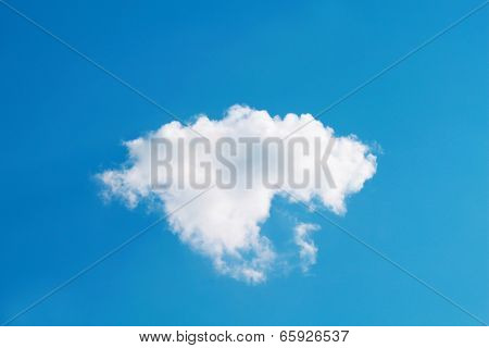 White Cloud And Blue Sky